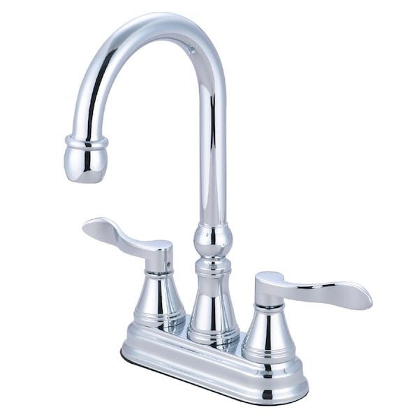 NuFrench, 4" Bar Faucet, Polished Chrome